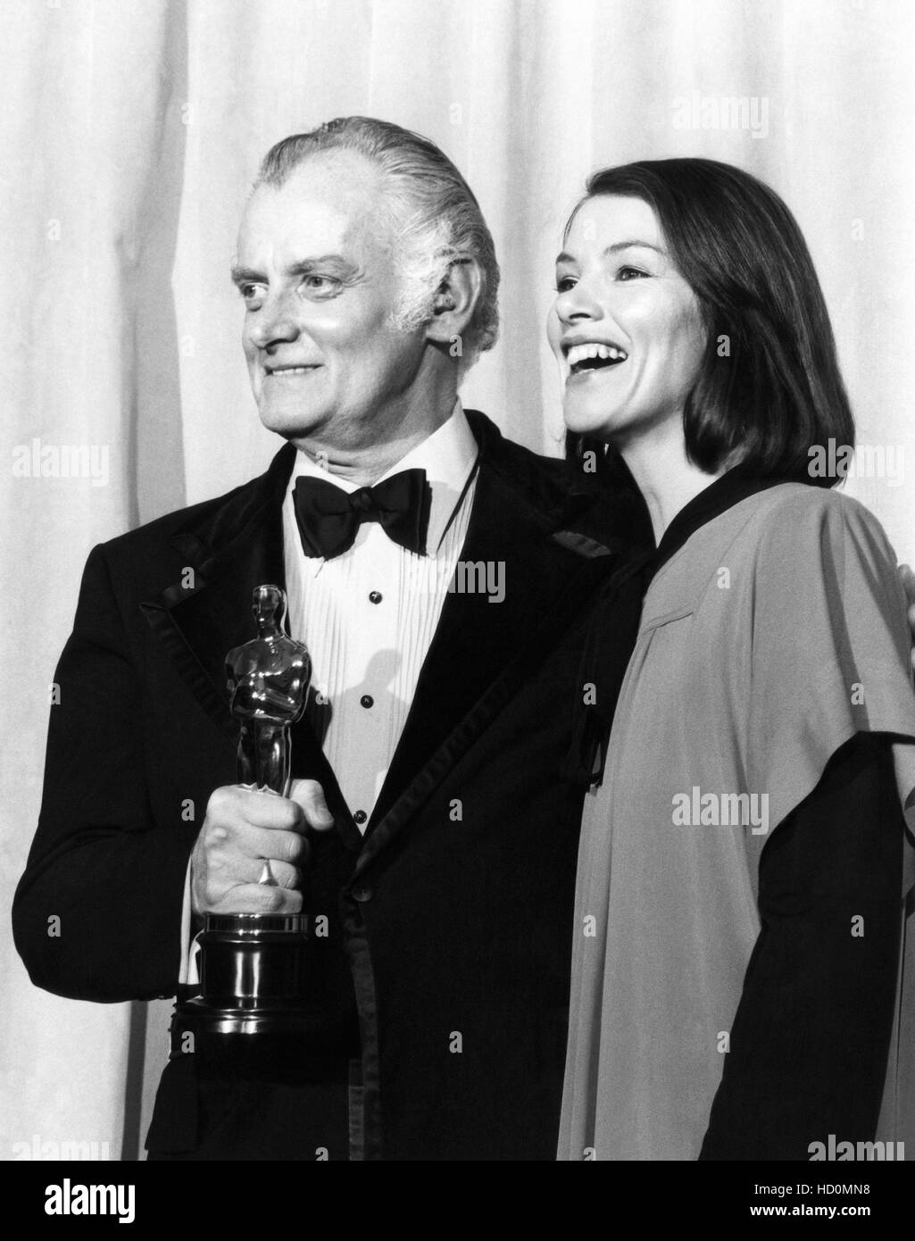 From left Art Carney with Best Actor Academy Award for HARRY AND TONTO