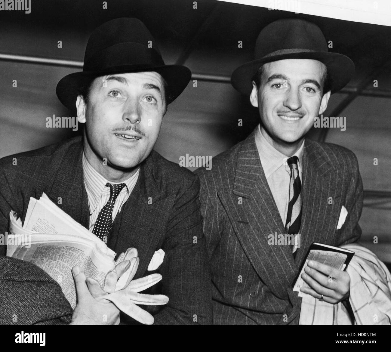 Brian Aherne, David Niven, 1938 Stock Photo - Alamy