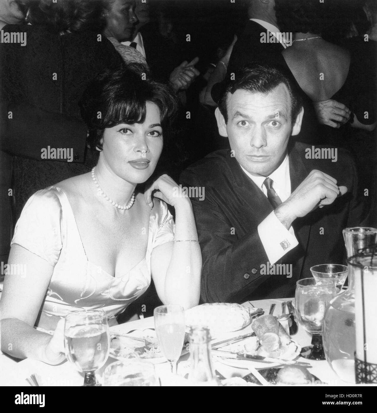 David Janssen, right, and his first wife, Ellie Janssen, ca. 1960s