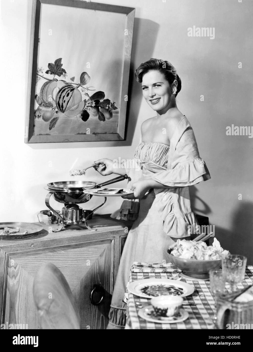 Denise Darcel 1949 Stock Photo Alamy