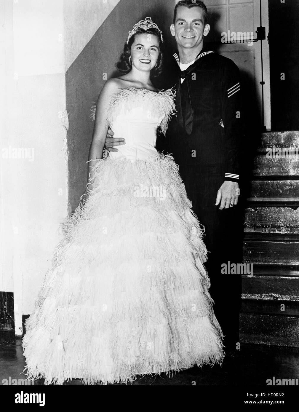 Dean Jones, right, and his first wife, Mae Jones, ca. 1954 Stock Photo Alamy