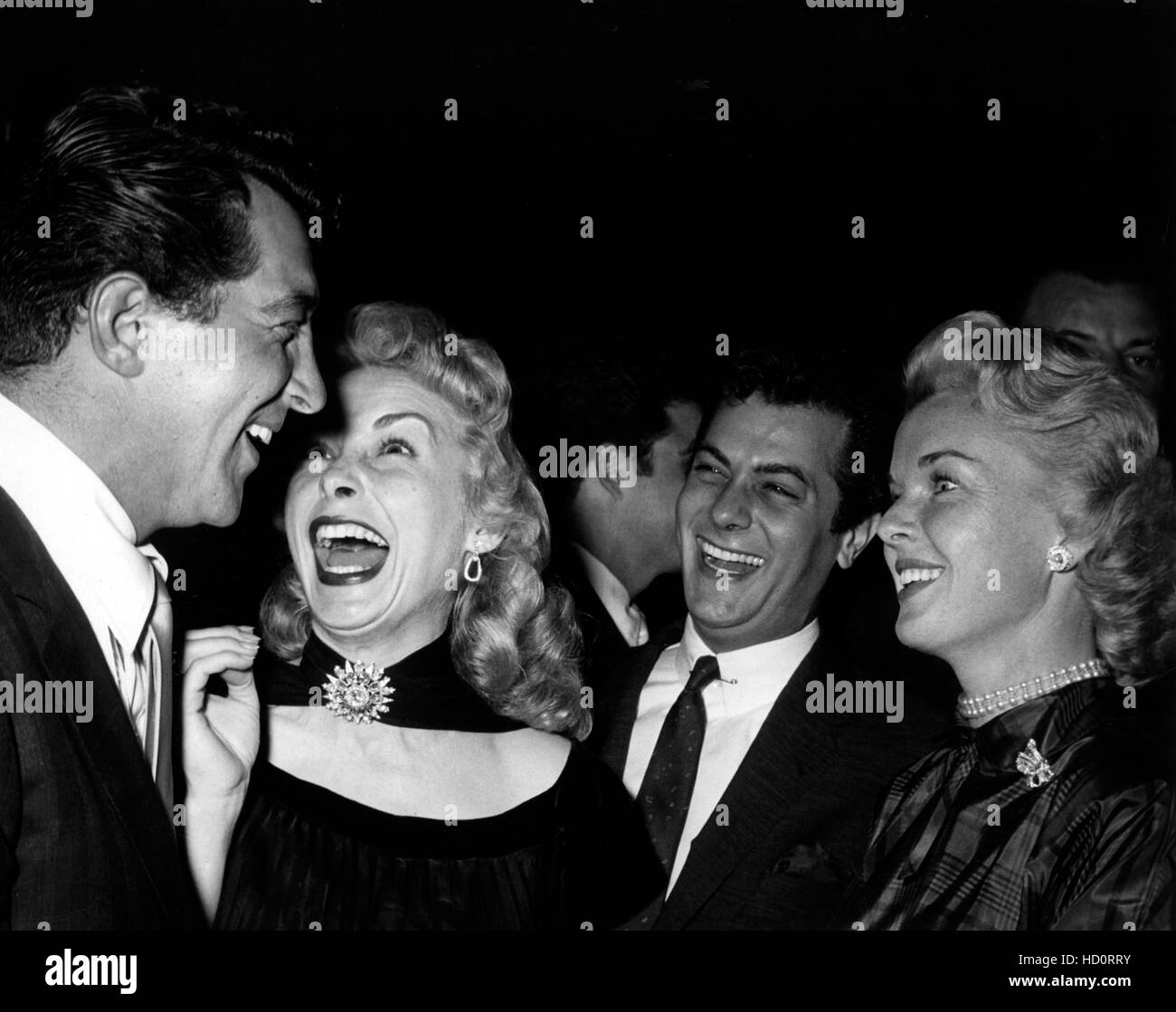 Dean Martin, Janet Leigh, Tony Curtis, and Dean's wife Jeanne Martin at ...