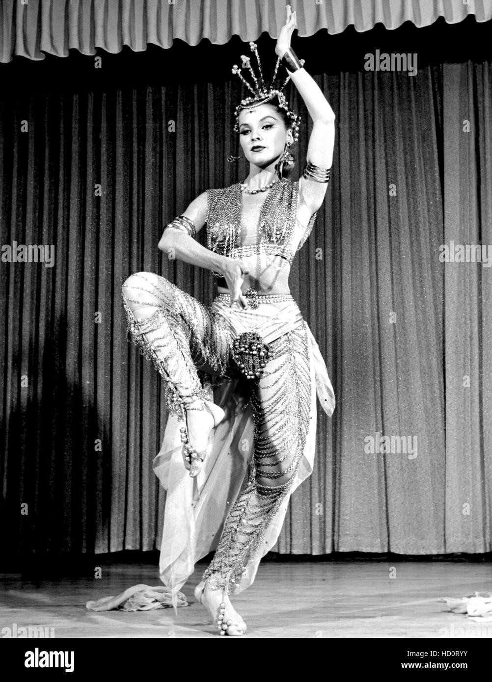 Debra Paget dancing at the Flamingo Hotel, Las Vegas, Nevada, ca. 1950s ...