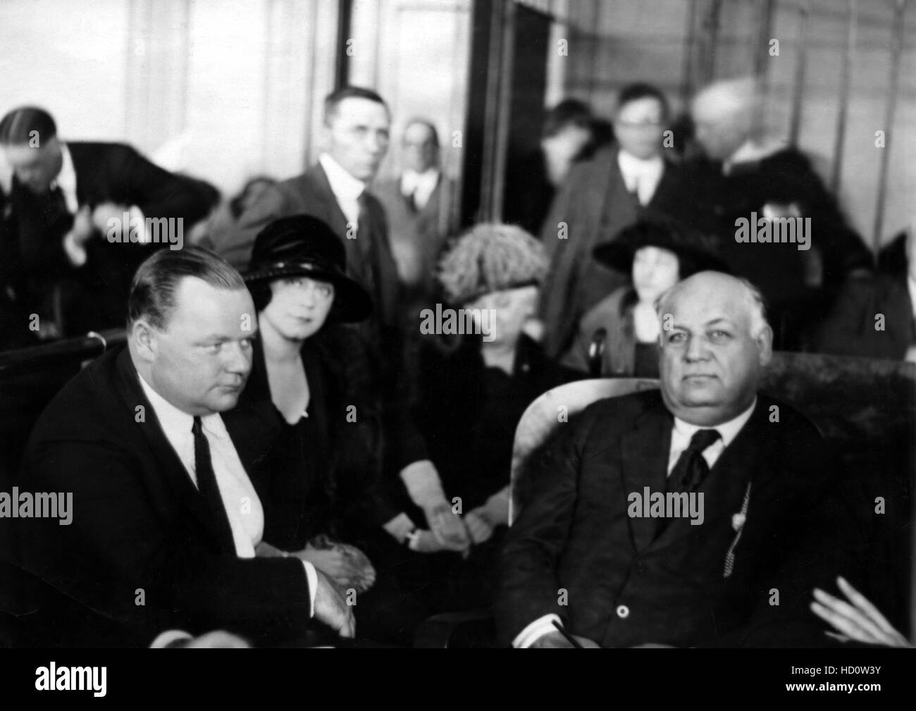Virginia Rappe Death Roscoe 'Fatty' Arbuckle at preliminary hearing of Murder of Virginia ...