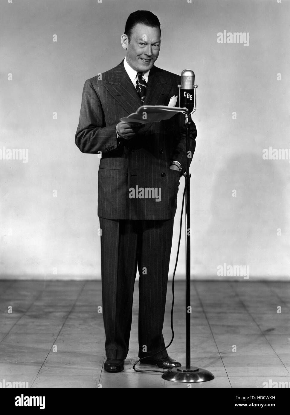 Fred Allen in promotional photo for radio program TEXACO STAR THEATER