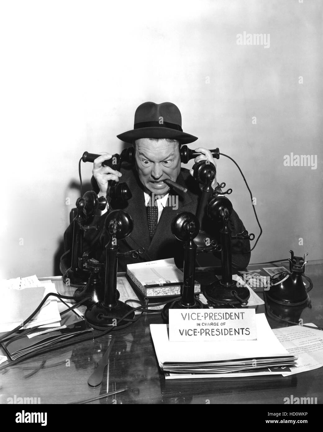 Fred Allen, publicity shot for TEXACO STAR THEATER radio show, 1940