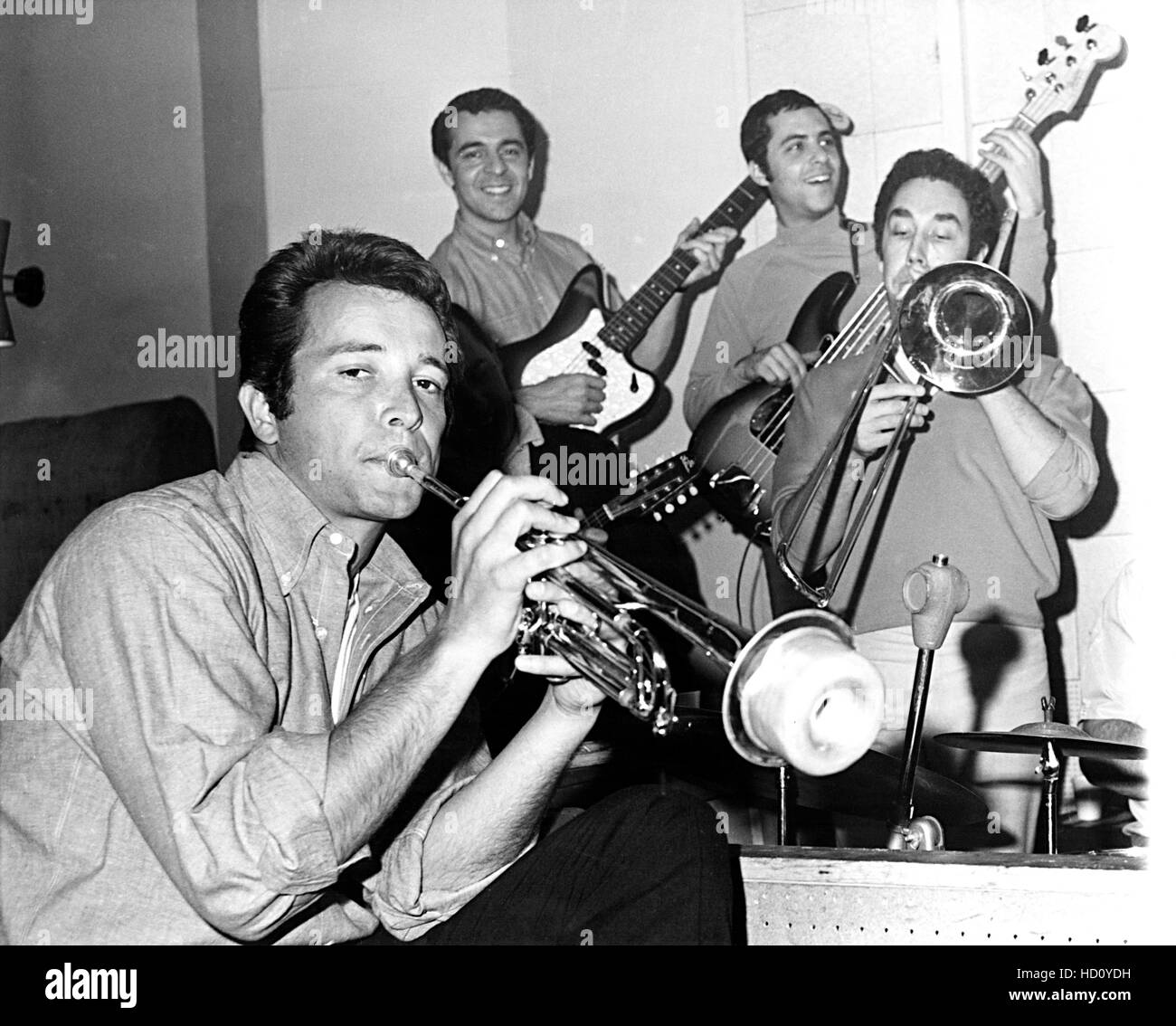 Herb Alpert, and the Tijuana Brass, in the studio, 9/12/1969 Stock