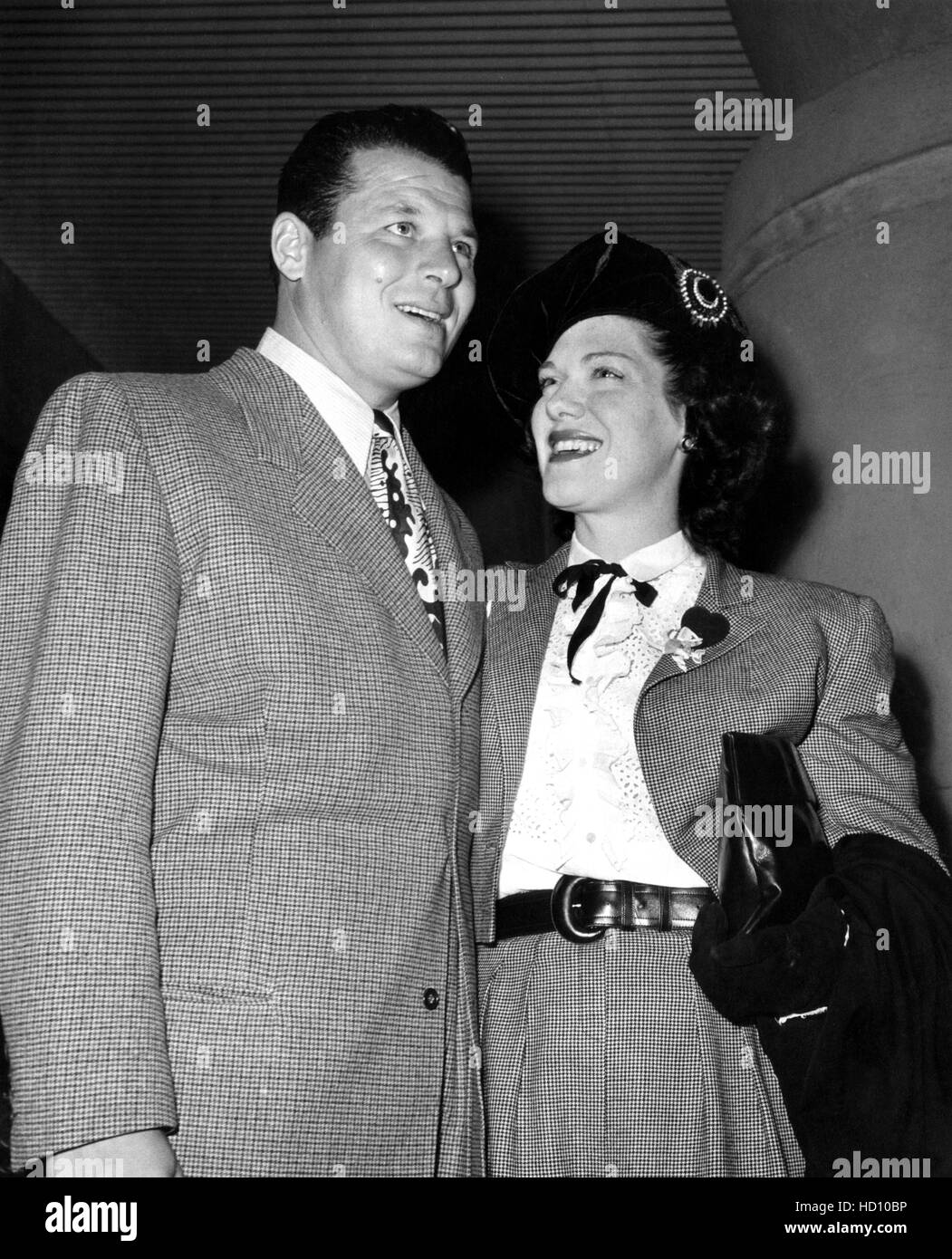 From Left Jack Carson With Second Wife Kay St Germain Wells At Ice Follies Opening Ca