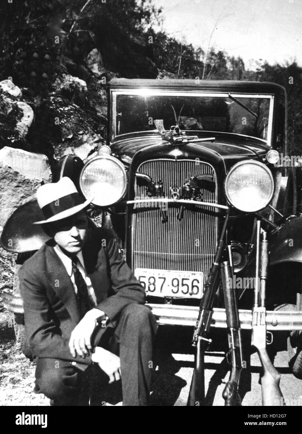 CLYDE BARROW, c. 1933 Stock Photo Alamy