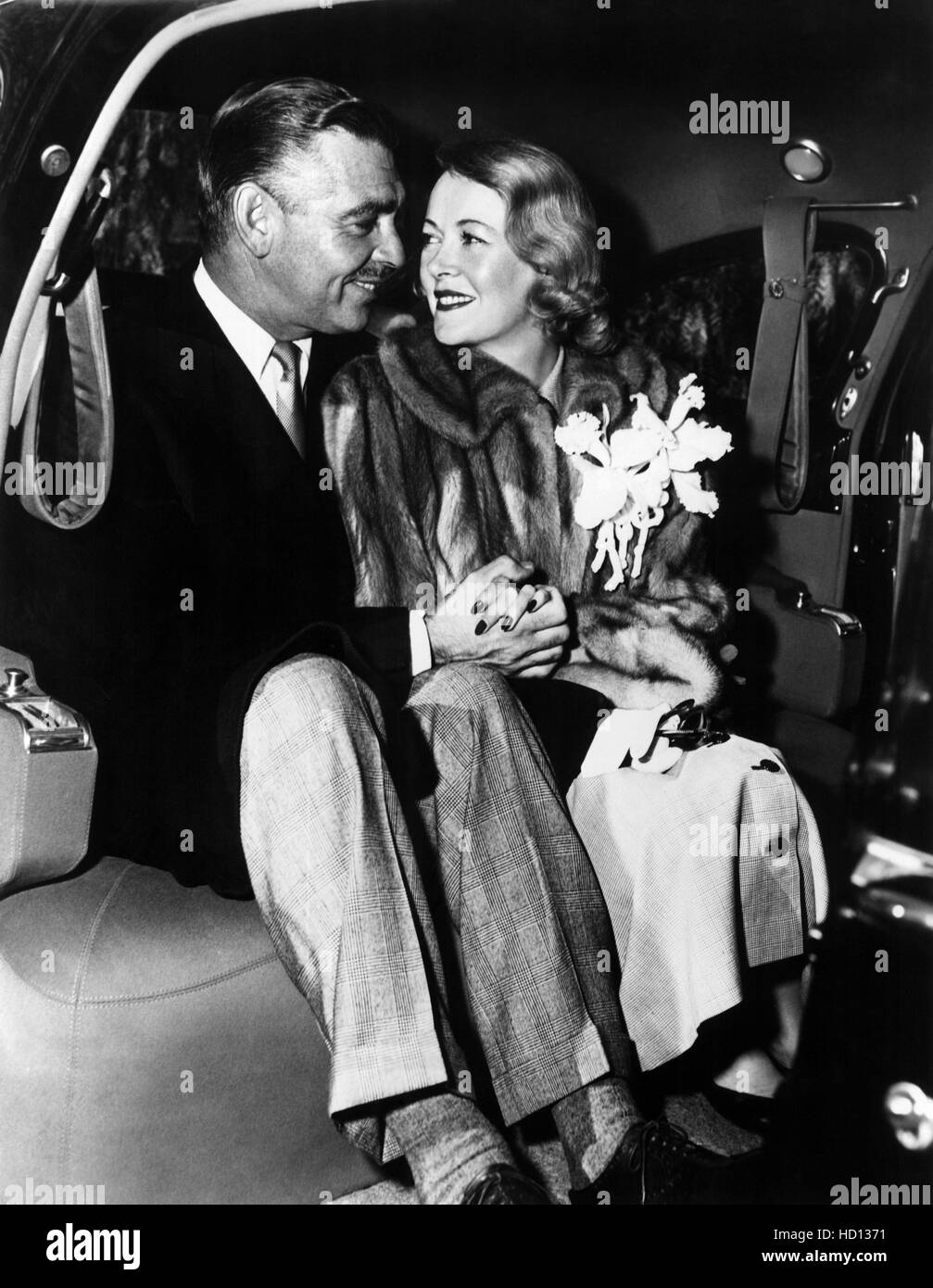 Newlyweds Clark Gable and Sylvia Ashley, 1949 Stock Photo - Alamy