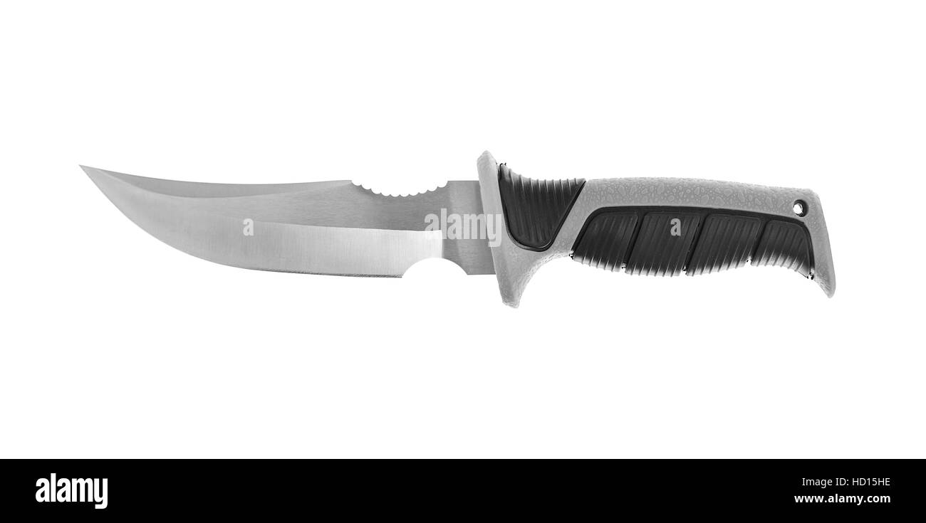 Combat or hunting knife Stock Photo Alamy