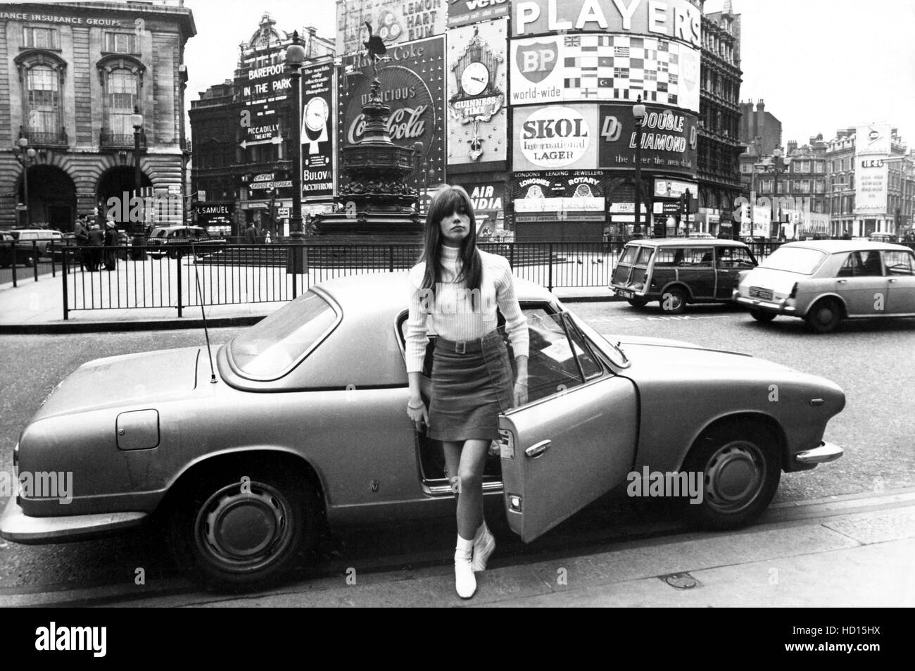 Francoise Hardy in London, mid 1960s Stock Photo - Alamy