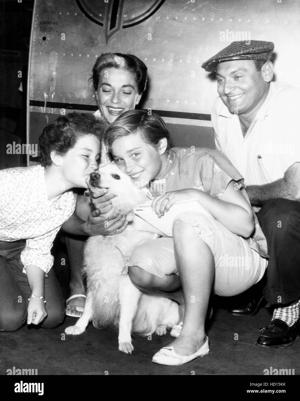 Singer Frankie Laine, right, his first wife, actress Nan Grey, and Grey ...