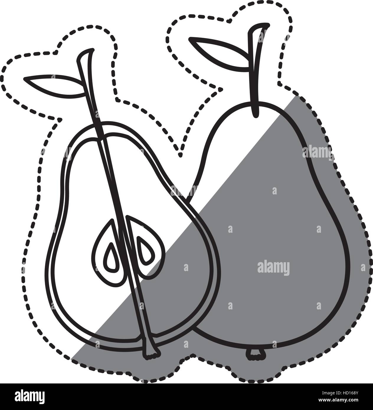 Isolated pear design Stock Vector Image & Art - Alamy