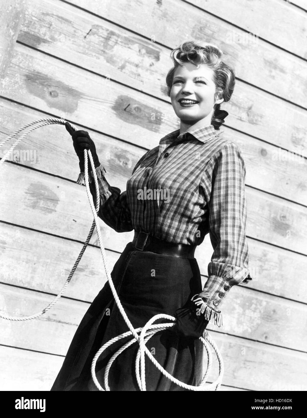 Gail Davis, ca. early 1950s Stock Photo Alamy