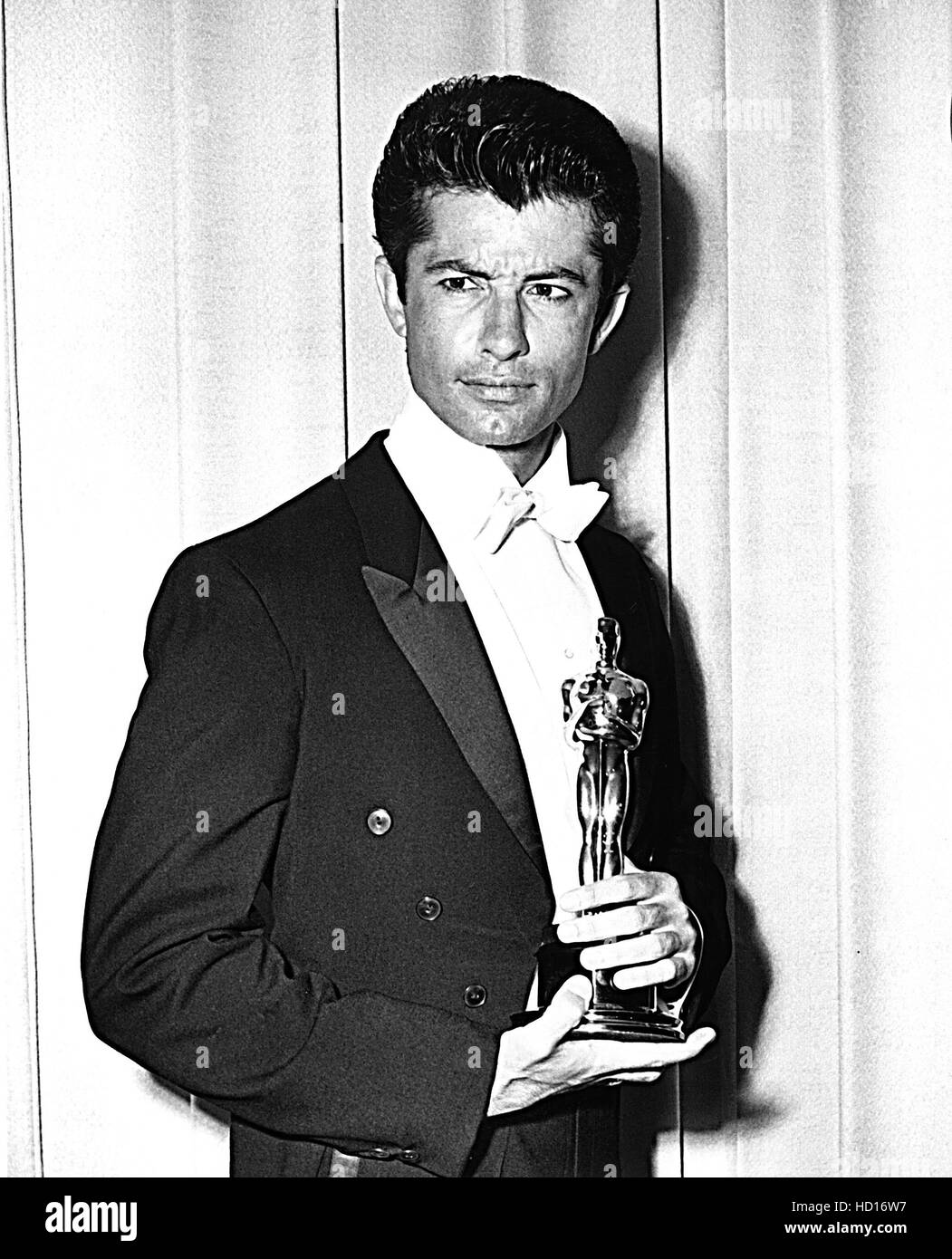 CHAKIRIS, with his Oscar at the 1961 Academy Awards Stock Photo