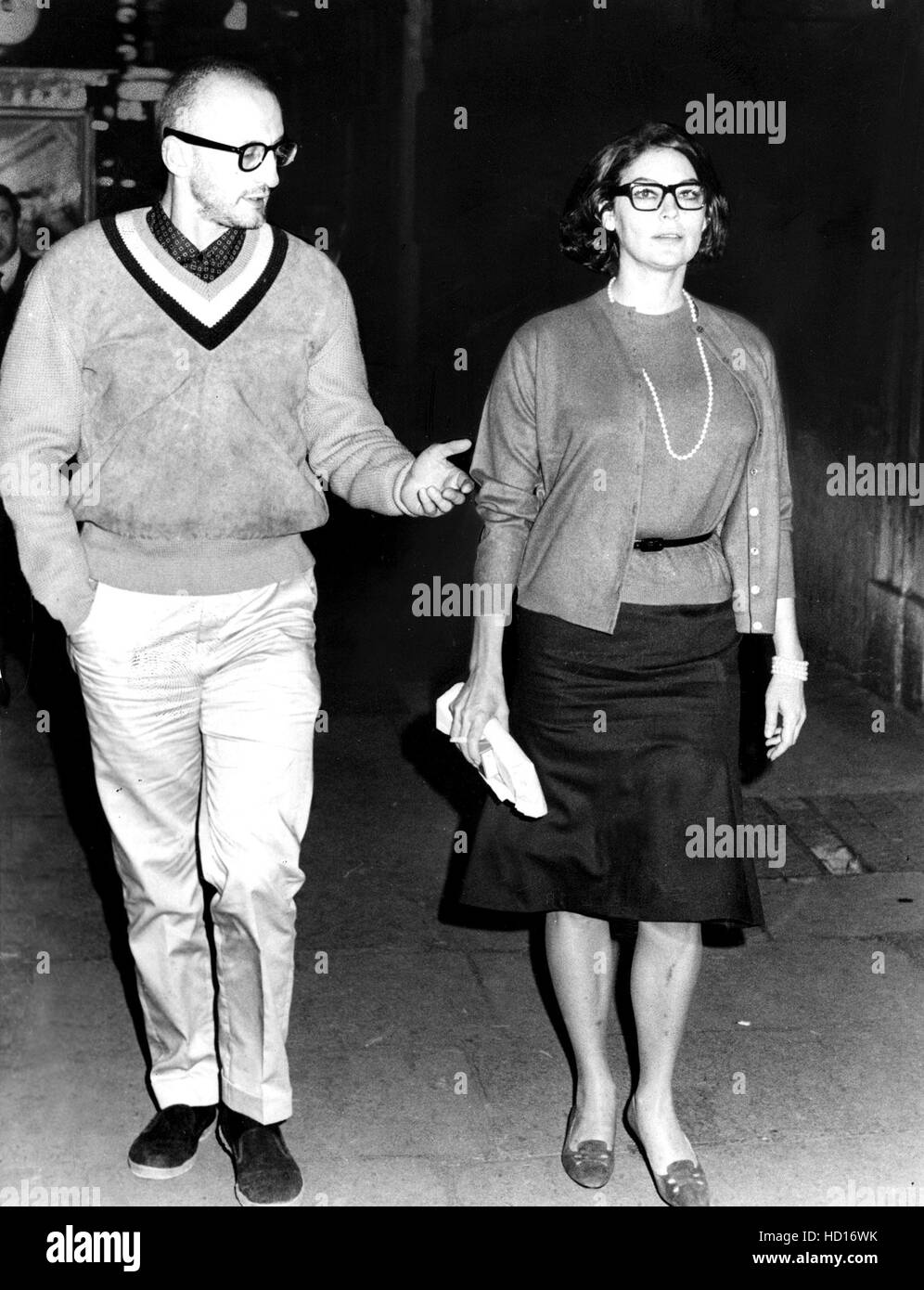 C. SCOTT and AVA GARDNER doing the via while onlocation