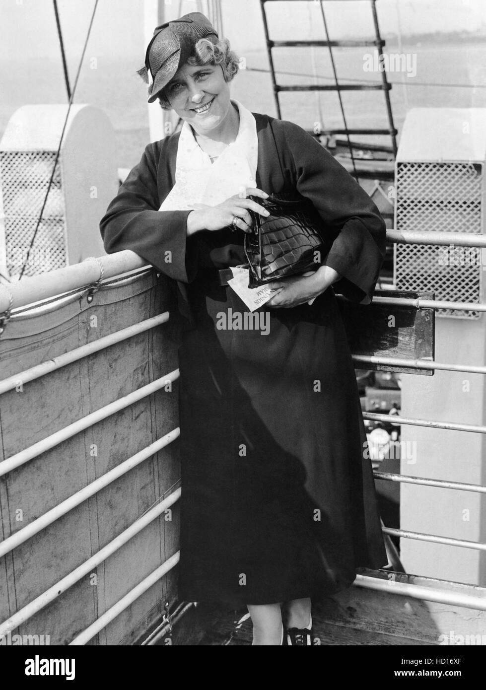 Geraldine Farrar, 1935 Stock Photo Alamy