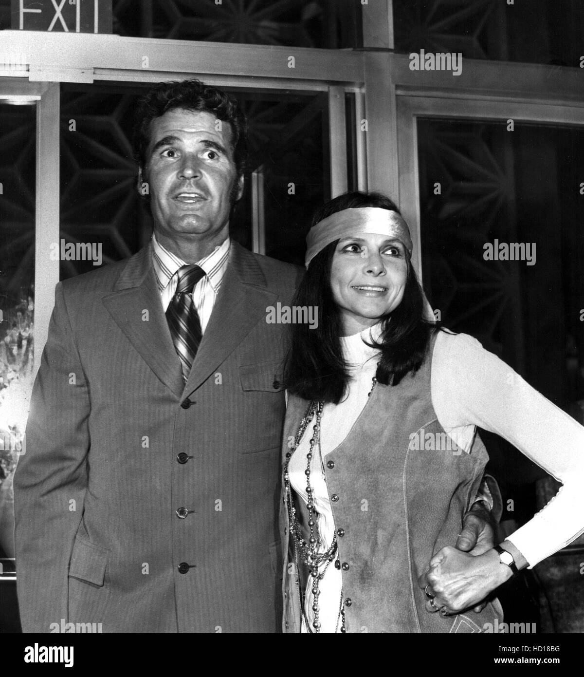 James Garner, Lois Garner, 1971 Stock Photo Alamy