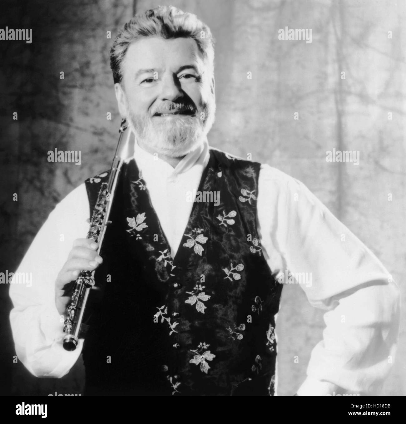 Flautist James Galway, ca. 2000 Stock Photo Alamy