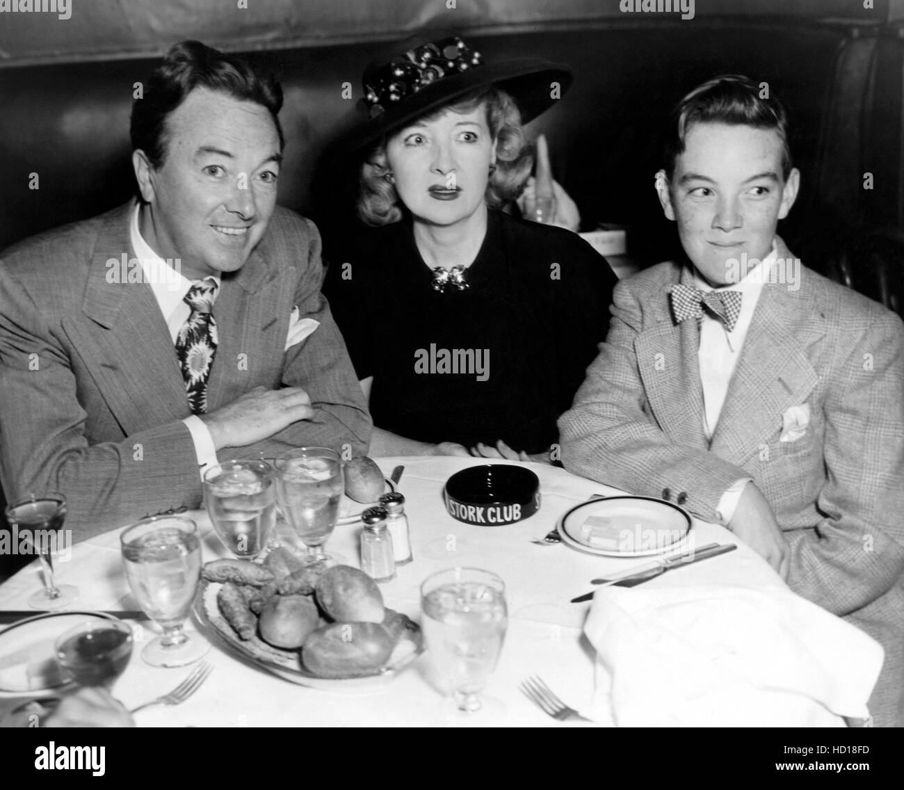 From left Jack Haley with wife, Florence McFadden and son, Jack Haley
