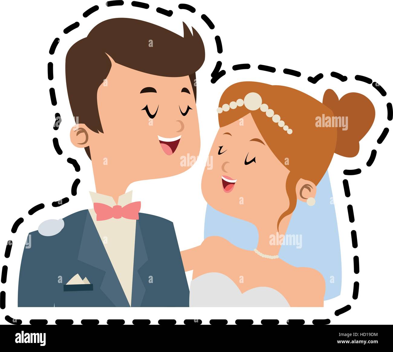 Isolated bride and groom design Stock Vector Image & Art - Alamy