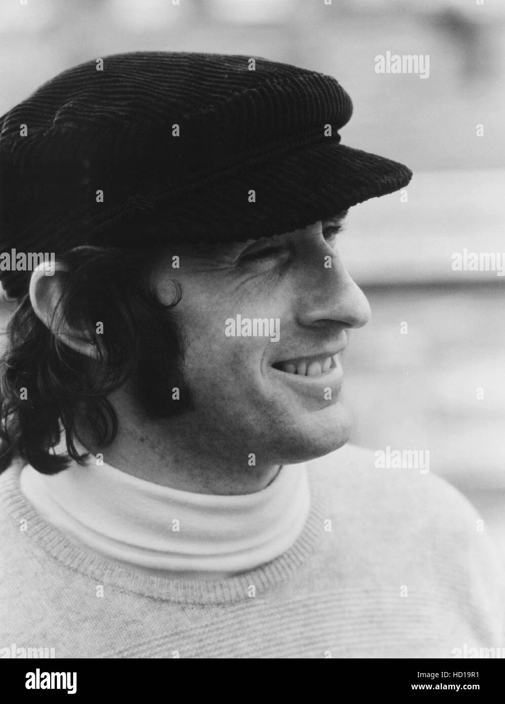 Race car driver Jackie Stewart, ca. 1980 Stock Photo Alamy