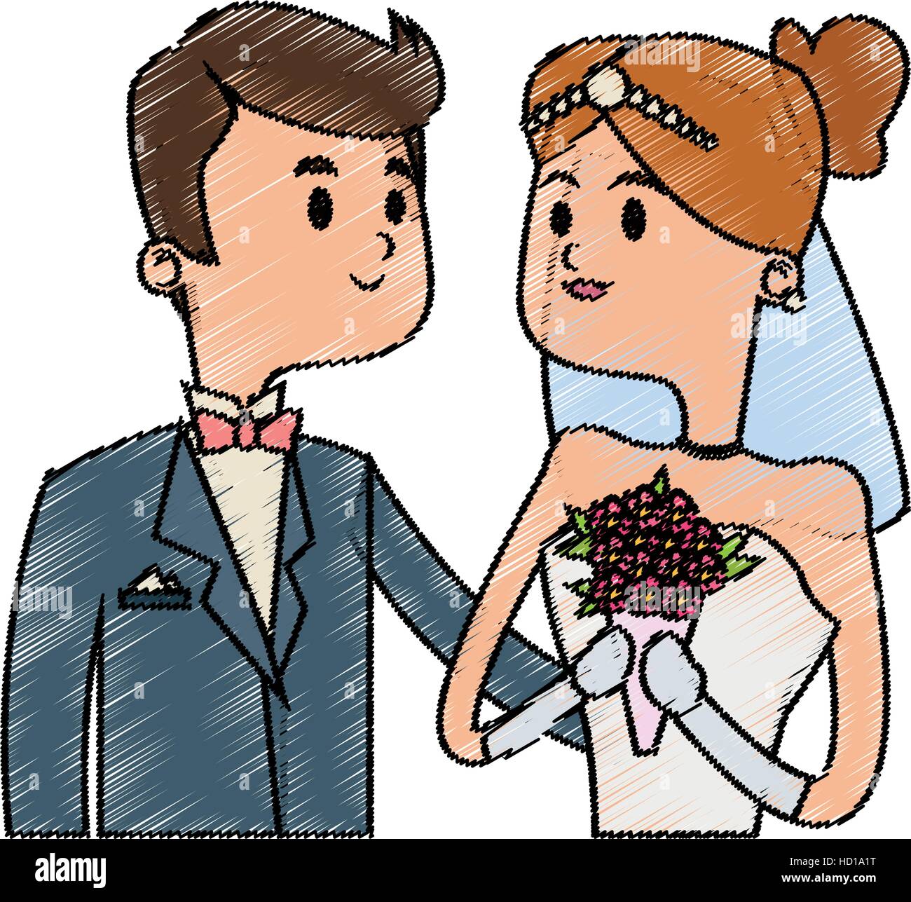 Isolated bride and groom design Stock Vector Image & Art - Alamy