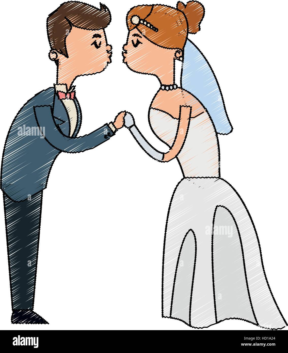 Isolated bride and groom design Stock Vector Image & Art - Alamy