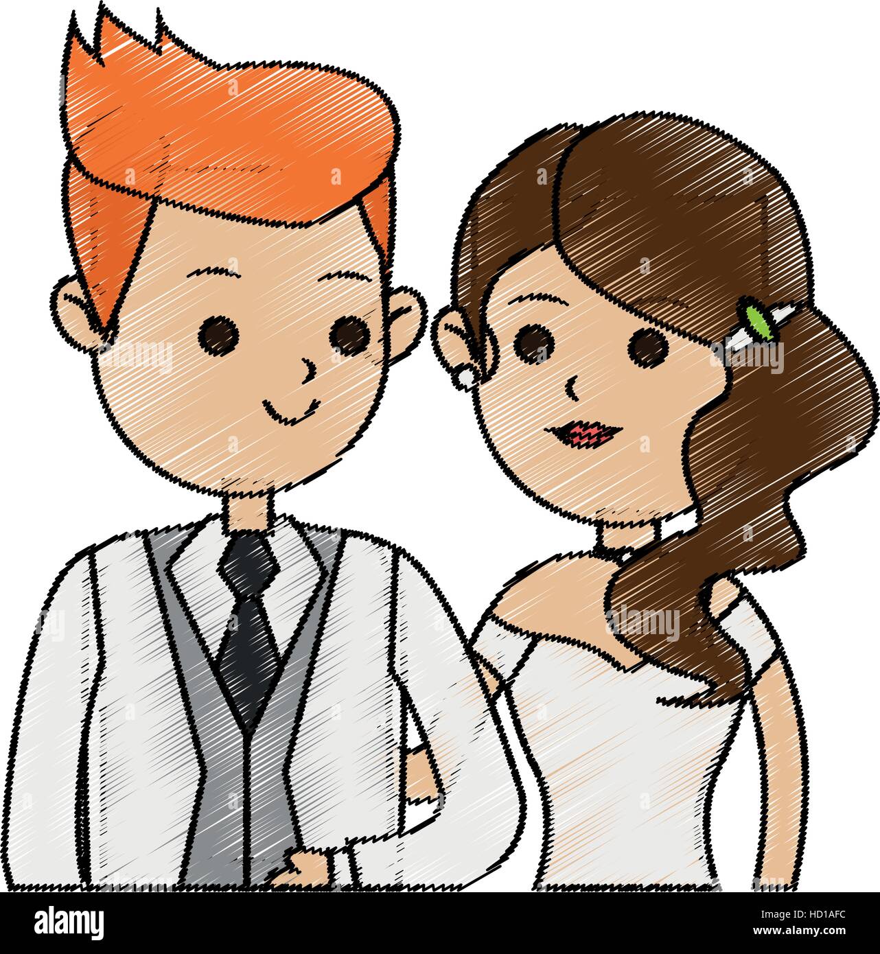 Isolated bride and groom design Stock Vector Image & Art - Alamy