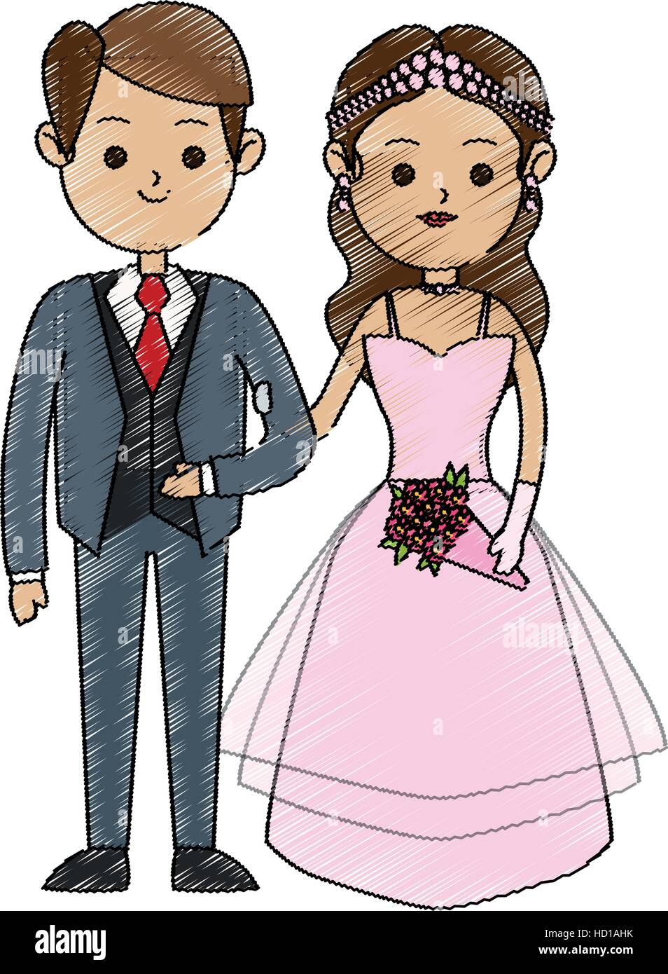 Isolated bride and groom design Stock Vector Image & Art - Alamy