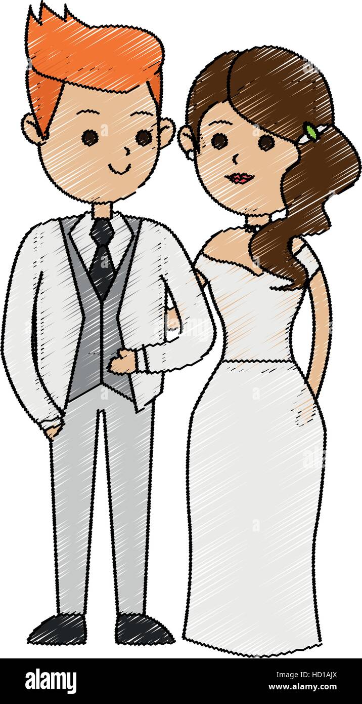 Isolated bride and groom design Stock Vector Image & Art - Alamy