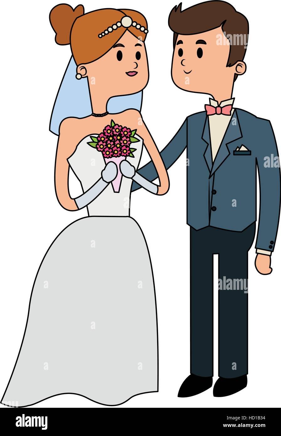 Isolated bride and groom design Stock Vector Image & Art - Alamy