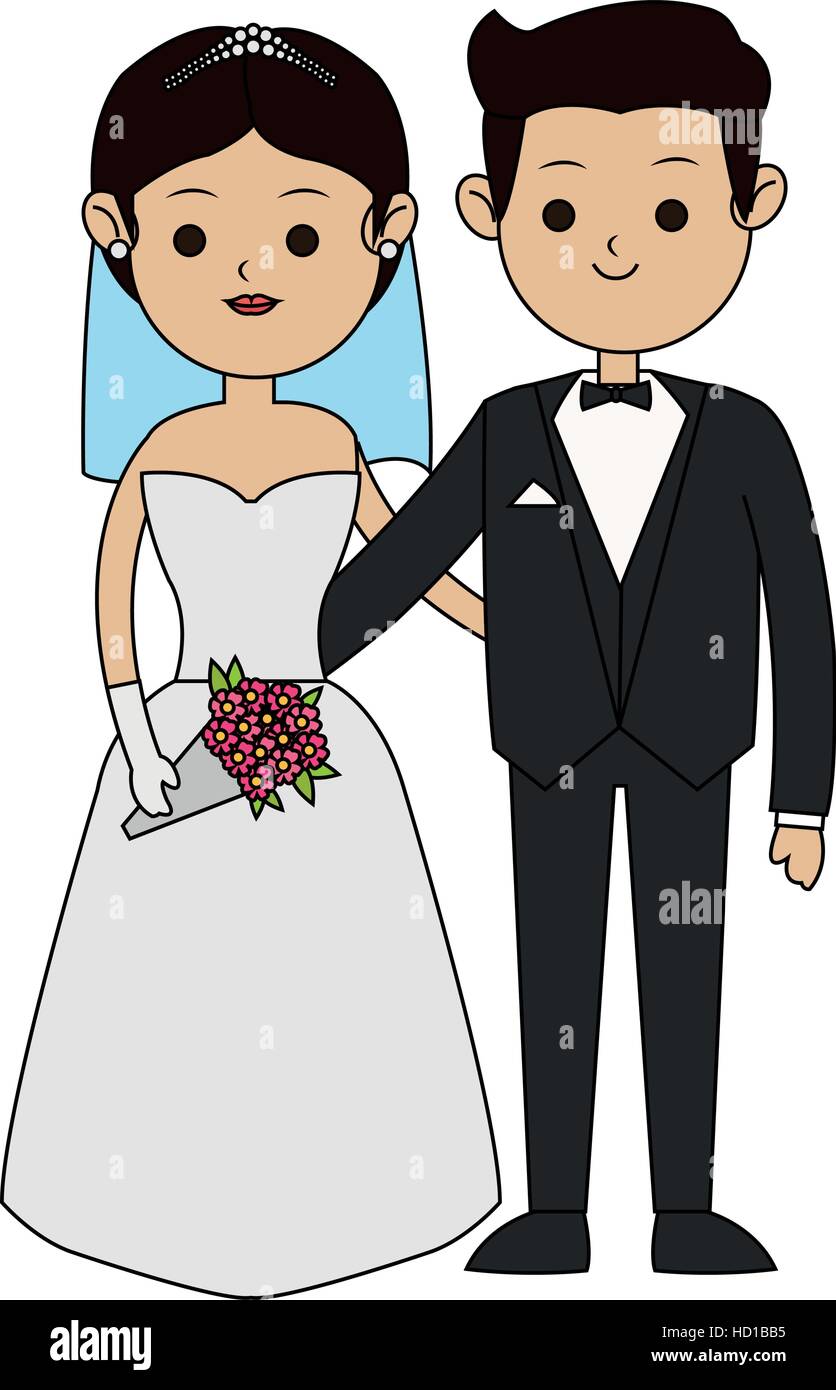 Isolated bride and groom design Stock Vector Image & Art - Alamy