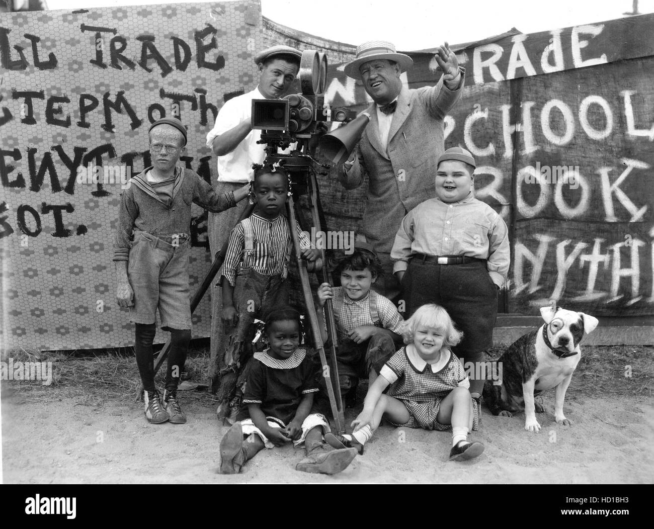 Little Rascals, 1927, director Robert McGowan, on the set, with Jay R ...