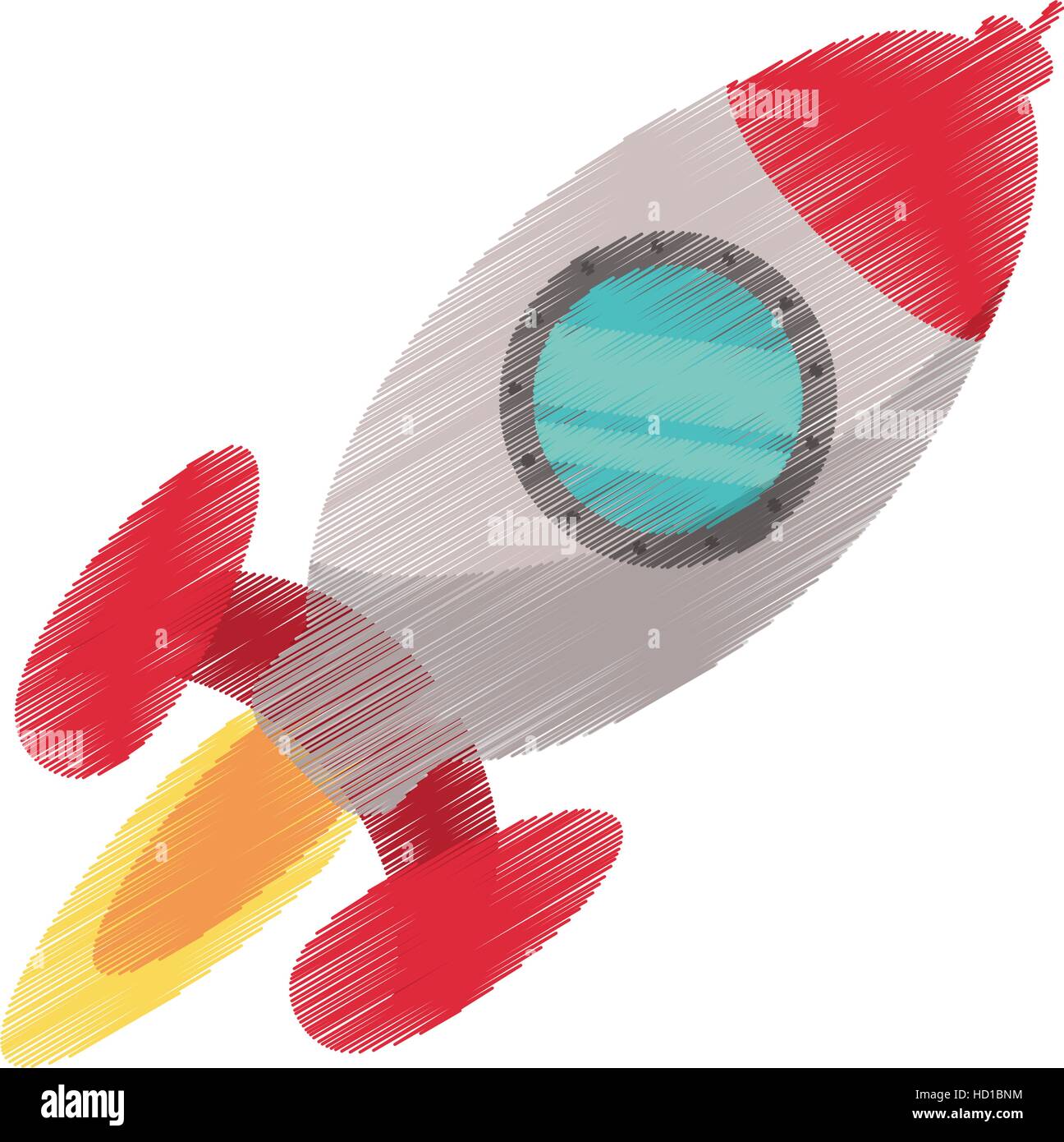 drawing rocket startup launching Stock Vector Image & Art - Alamy