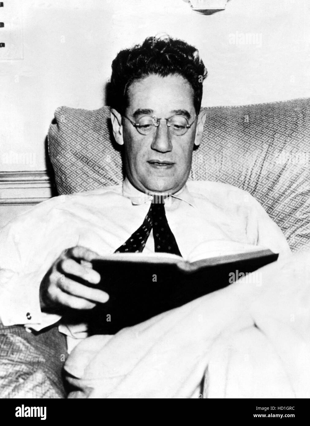 George S. Kaufman, Playwright, 1936 Stock Photo
