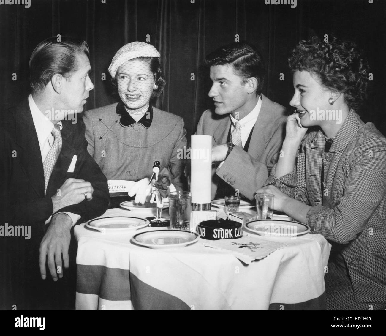From left, Gene Nelson, his first wife, actress Miriam Franklin, Roddy ...