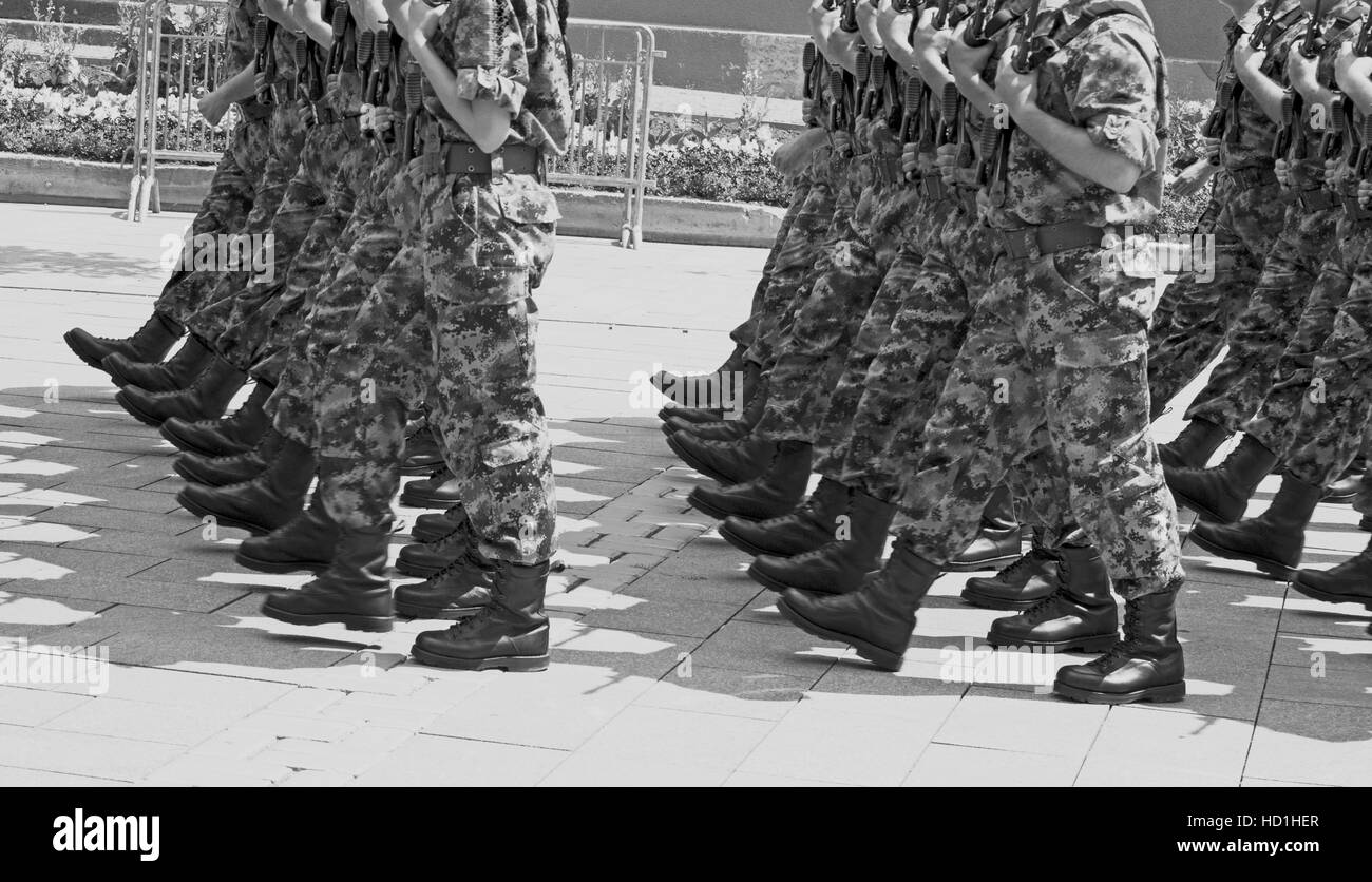 Marching Black and White Stock Photos & Images Alamy