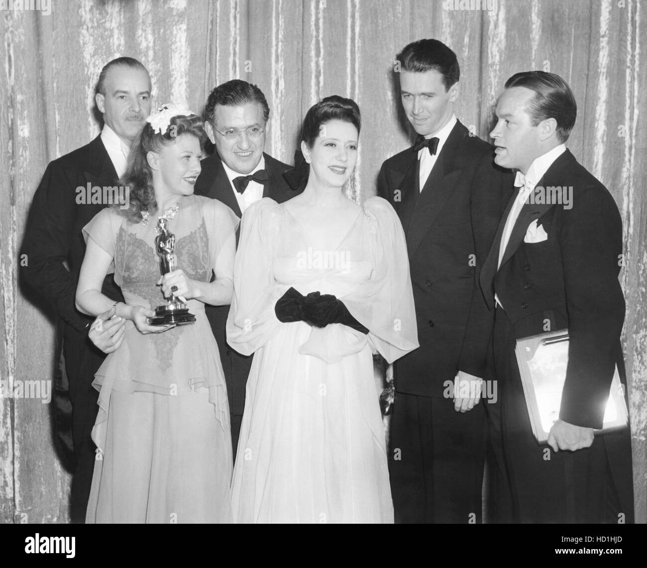 Ginger Rogers (second from left) with her Best Actress Academy Award
