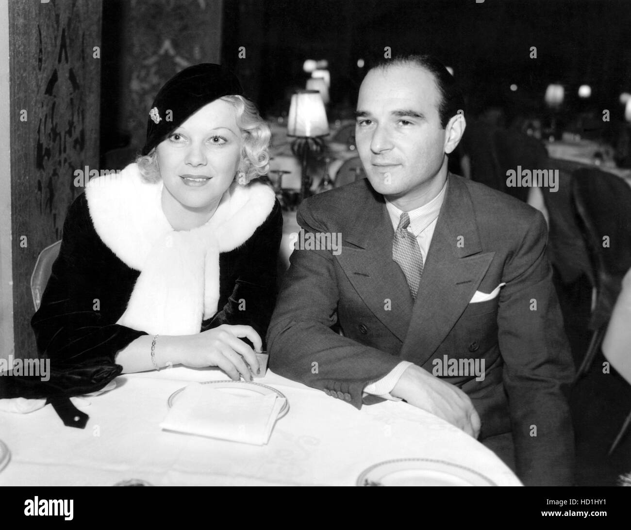 Robbert Rikić From left: Glenda Farrell with screenwriter Robert Riskin at Cocoanut ...