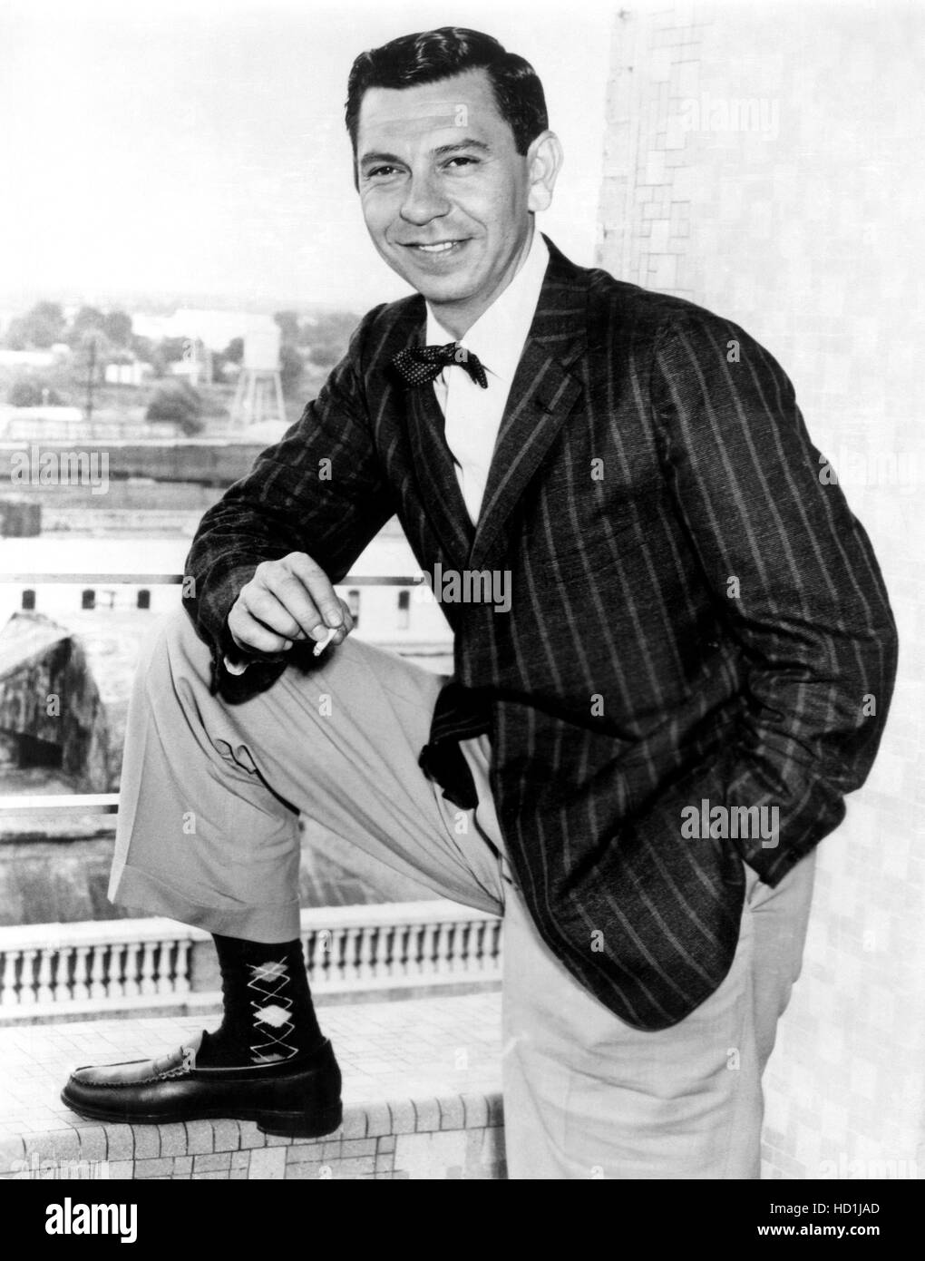 Jack Webb at the Captain Shreve Hotel, Shreveport, Louisiana, 1955