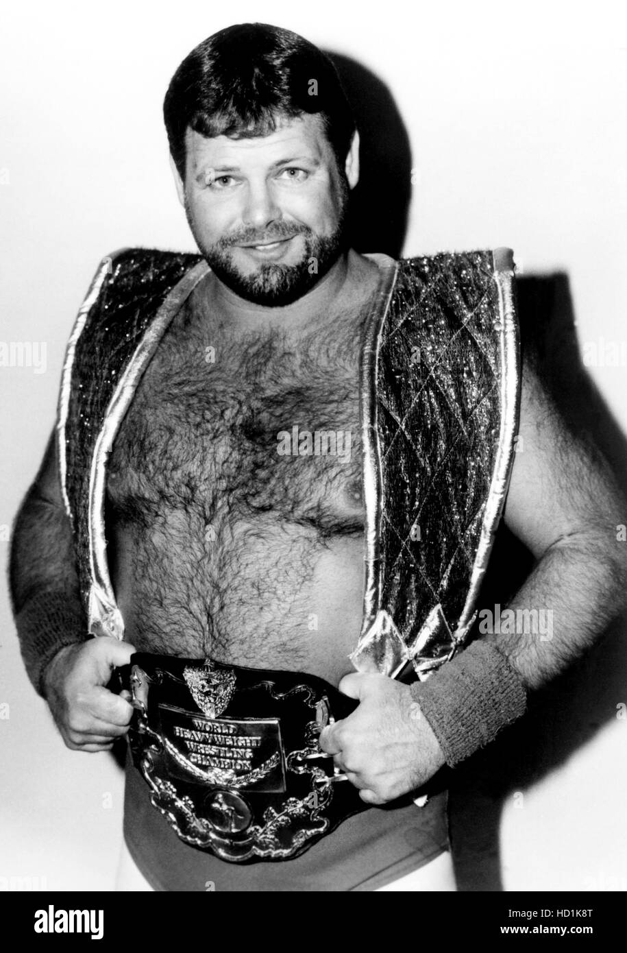 Jerry Lawler (aka Jerry 'The King' Lawler), ca. late 1980s Stock Photo