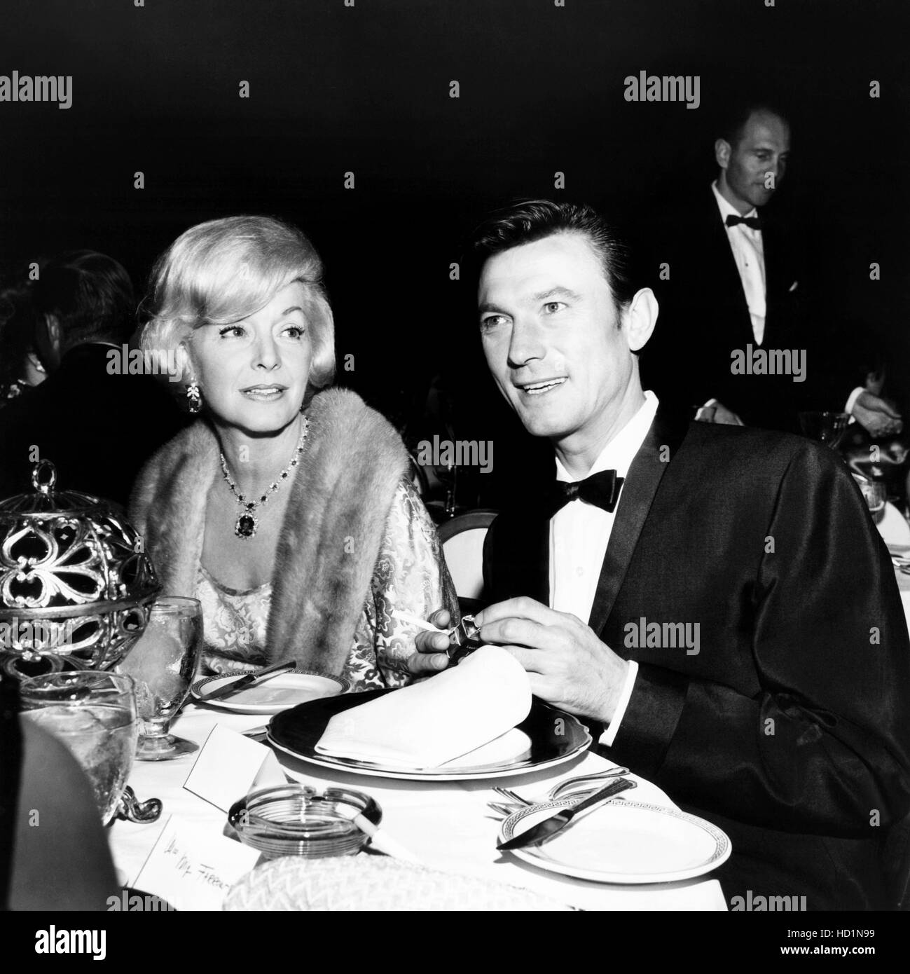 Laurence Harvey, right, and his second wife, Joan Perry, (aka Joan Cohn ...