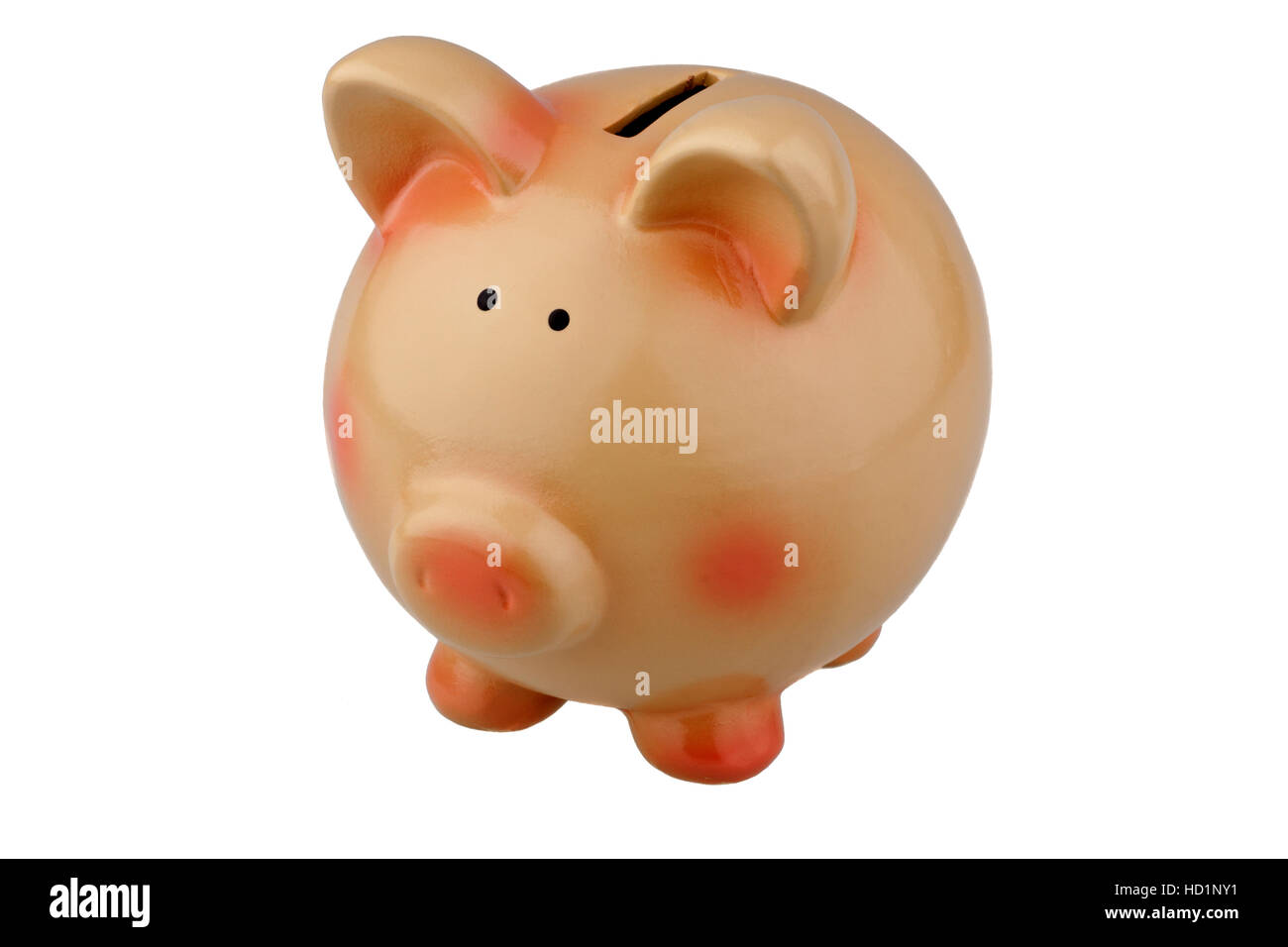 Piggy bank isolated on white background Stock Photo - Alamy