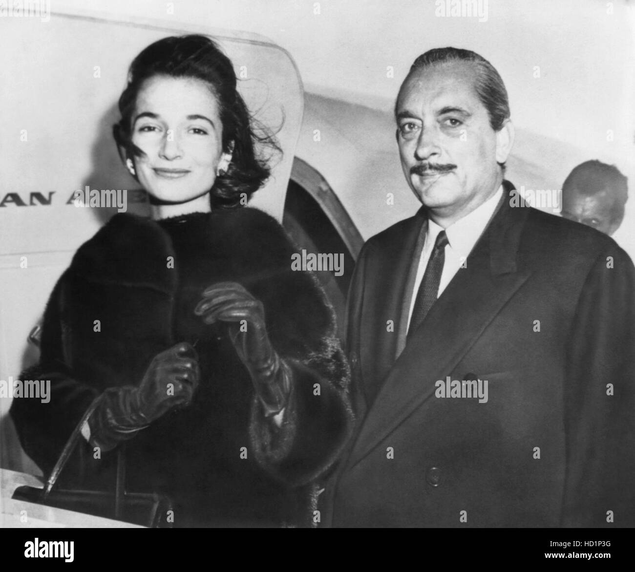 From left Pricess Lee Radziwill, Prince Stanislaus Radziwill, 1960s