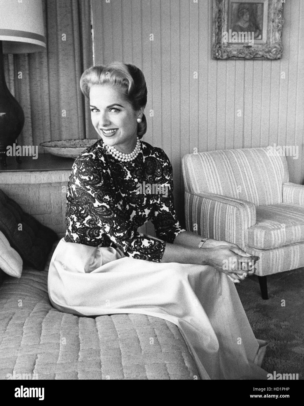 Martha Hyer, at home, ca. late 1950s Stock Photo - Alamy