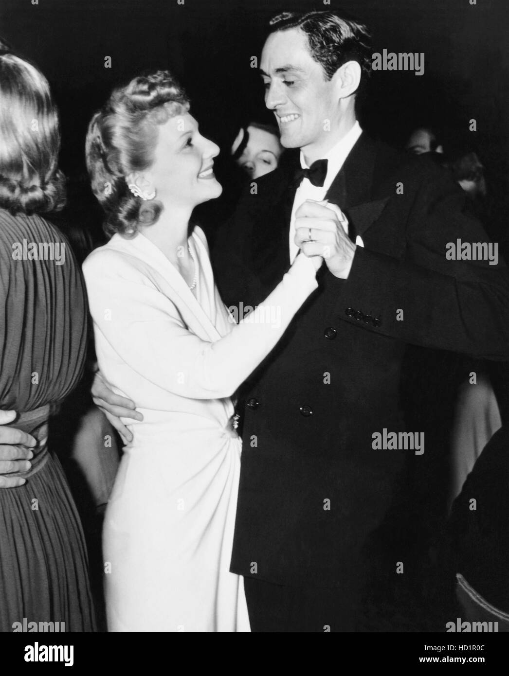 Mary Martin, left, and her husband, Richard Halliday, at Ciro's ...