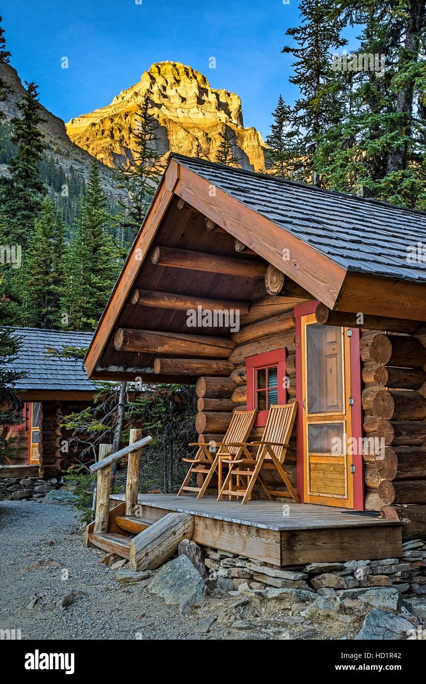 Individual Guest Cabins On The Shore Of Lake O Hara In Yoho