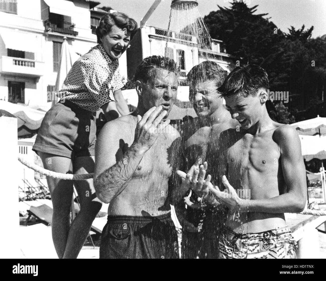 Harriet Hilliard (aka Harriet Nelson), Ozzie Nelson, David Nelson